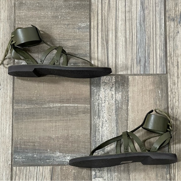 Free People Vacation Day Wrap Sandals in khaki - Picture 6 of 8